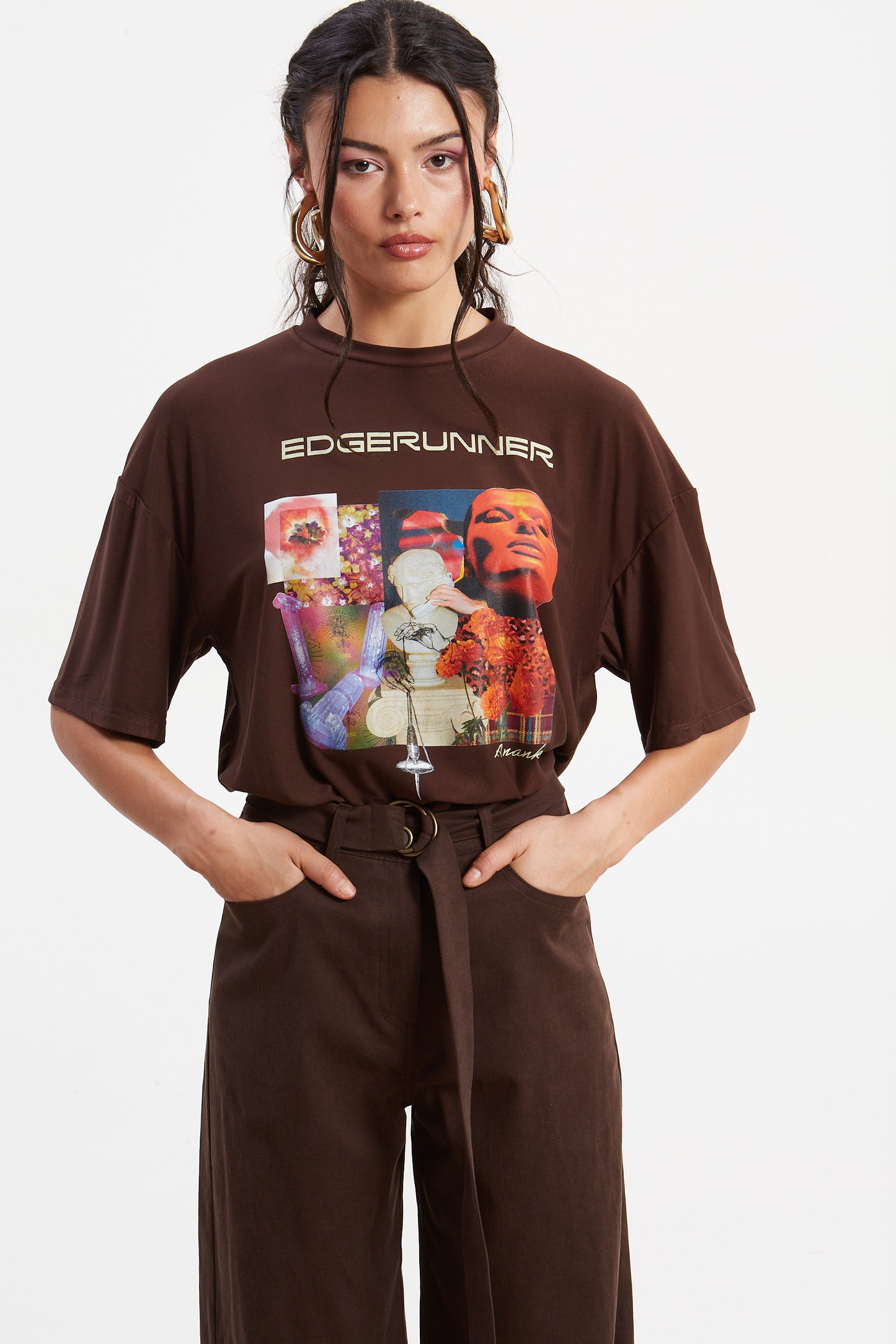 Edgerunner Brown T- Shirt