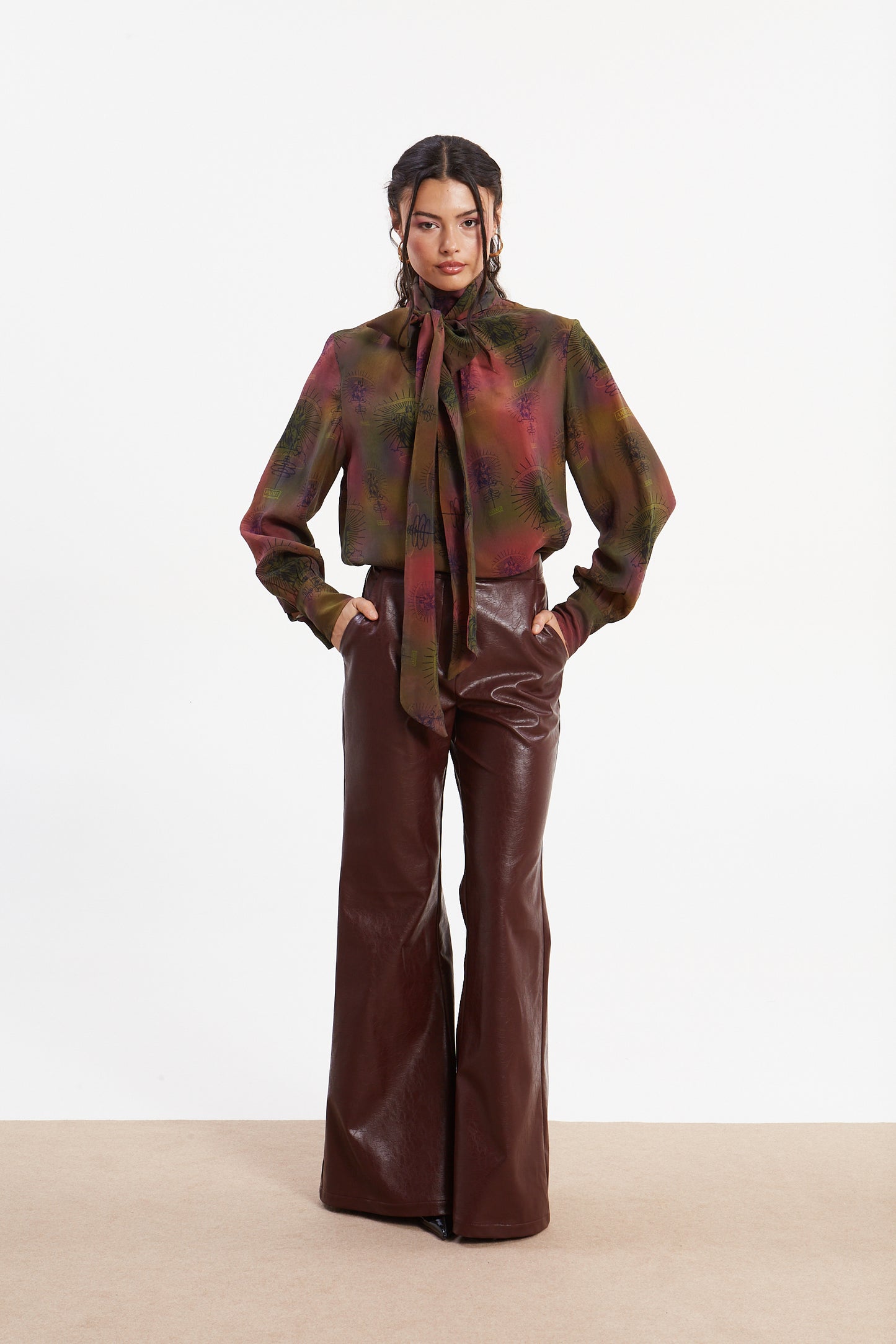 Sarah Eco Leather Pants