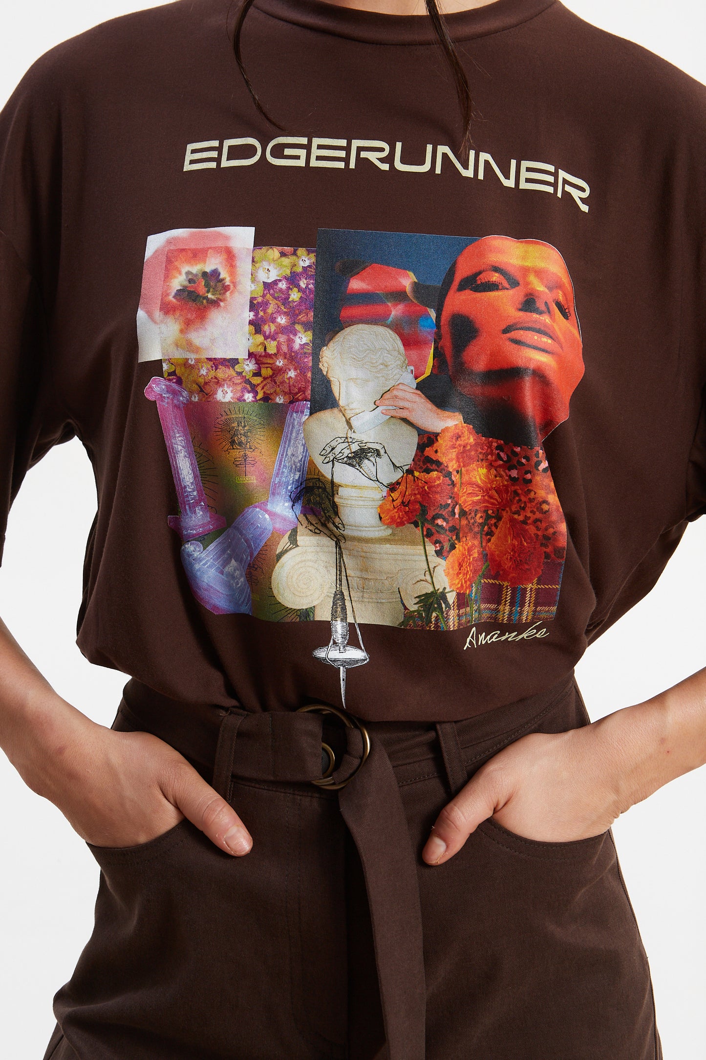 Edgerunner  Brown T- Shirt