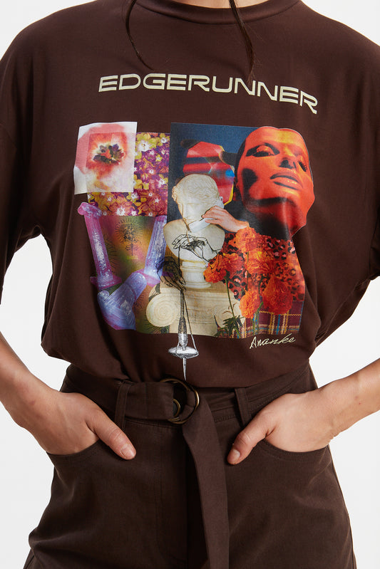 Edgerunner  Brown T- Shirt