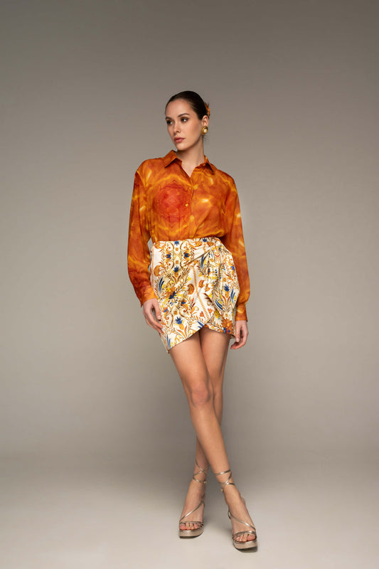 Reverie Mini Wrap Skirt