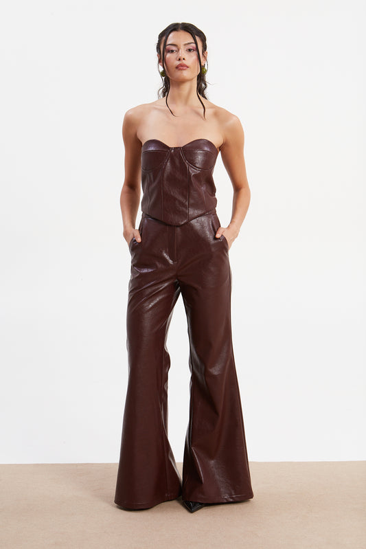 Sarah Eco Leather Pants