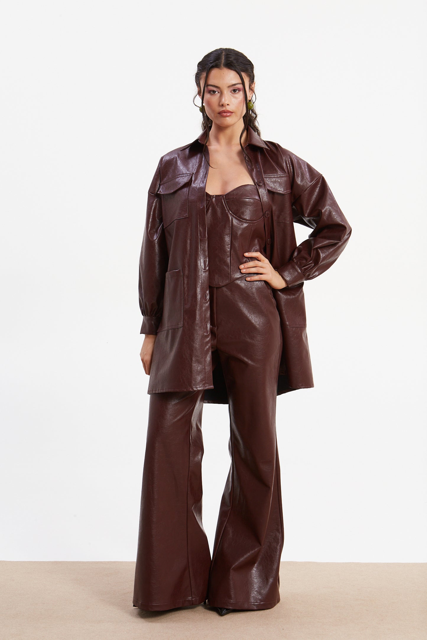 Sarah Eco Leather Pants