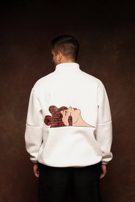 White Unisex Sweatshirt